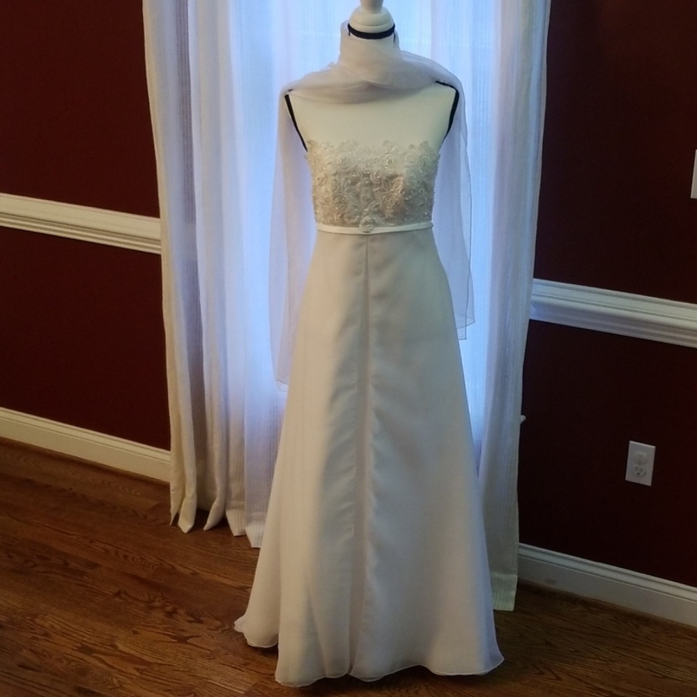 Morilee white gown
